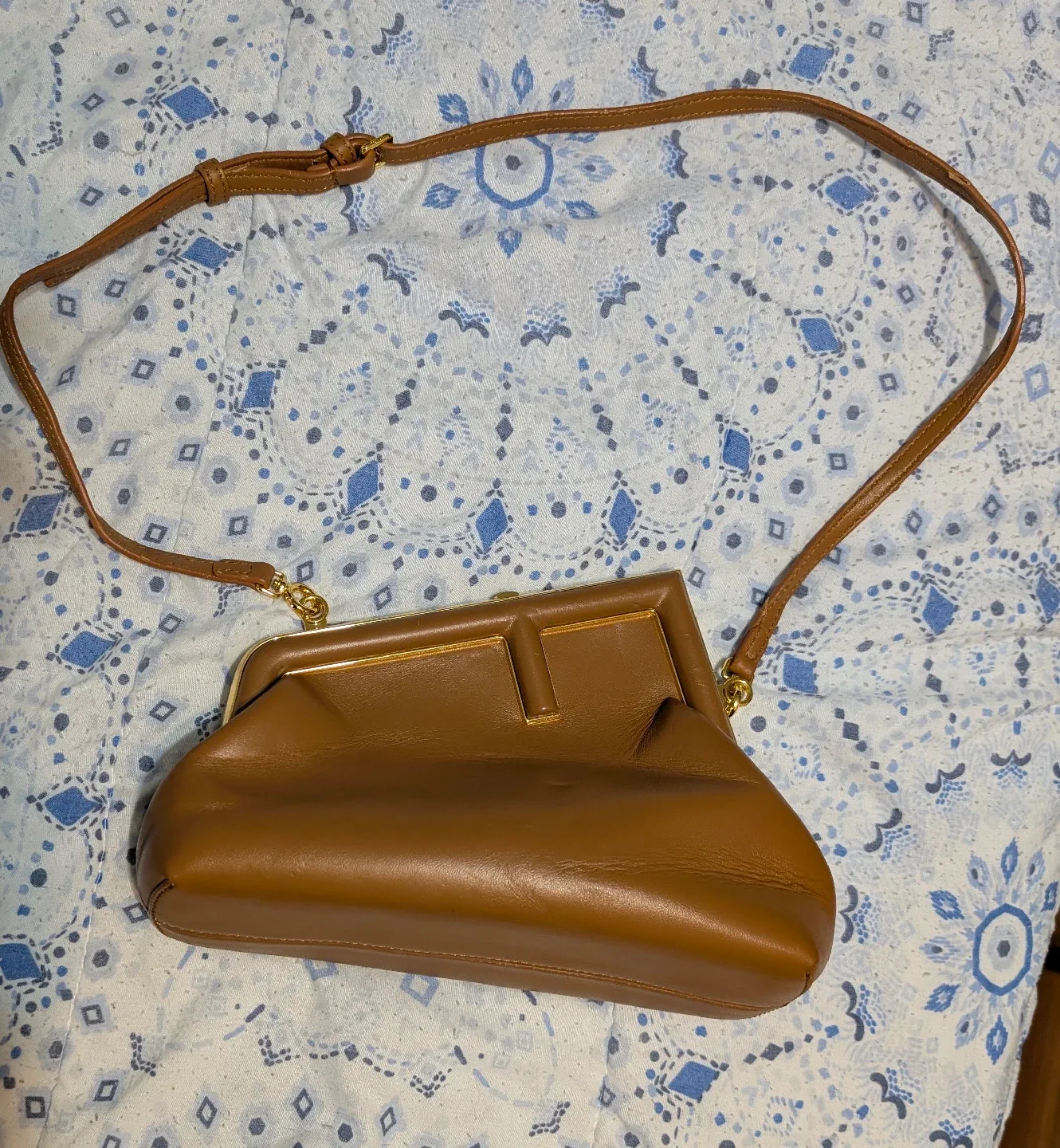 Fendi Brown Leather Handbag image indicator(2)