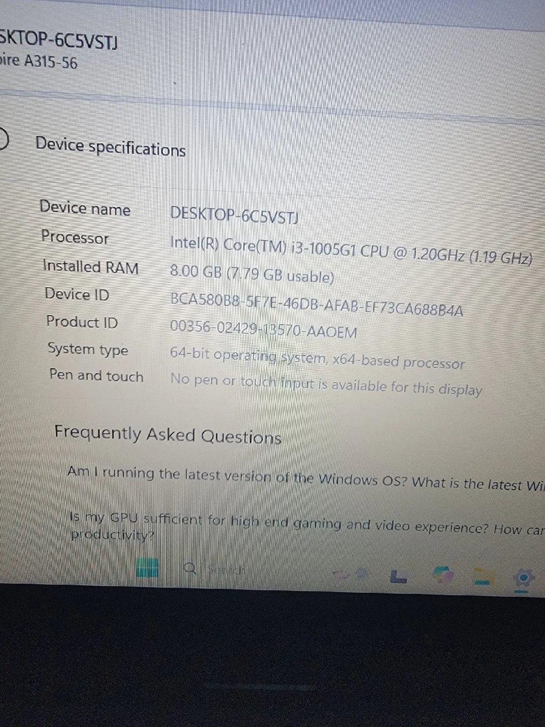 Acer Laptop image indicator(4)