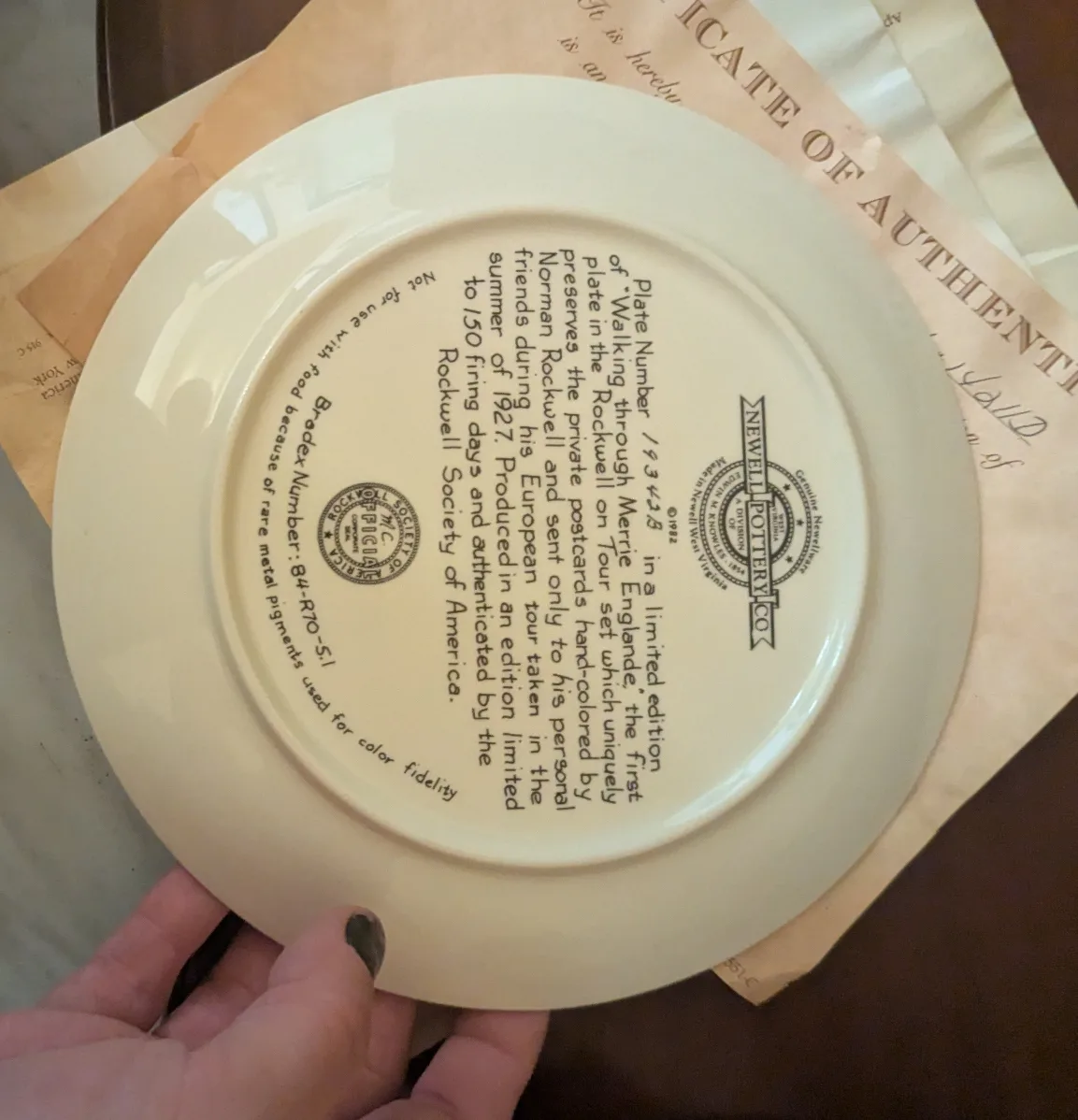 Norman Rockwell Collector Plates five plates for 45$ image indicator(10)