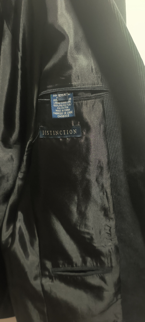 Distinction Blue Corduroy Blazer Size 42L - photo 2