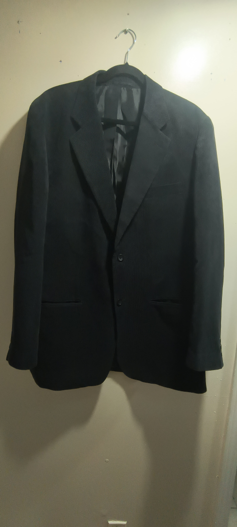 Distinction Blue Corduroy Blazer Size 42L - photo 3