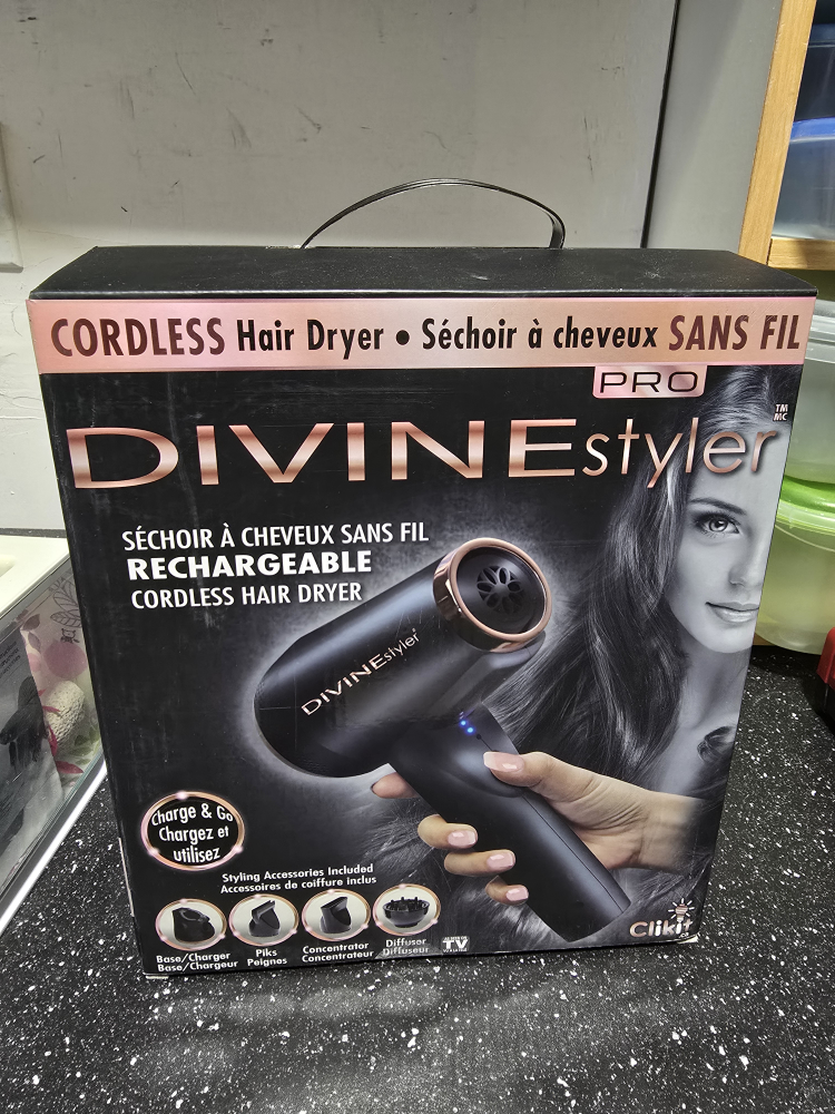 Divine Styler Pro Cordless Hair Dryer - photo 2