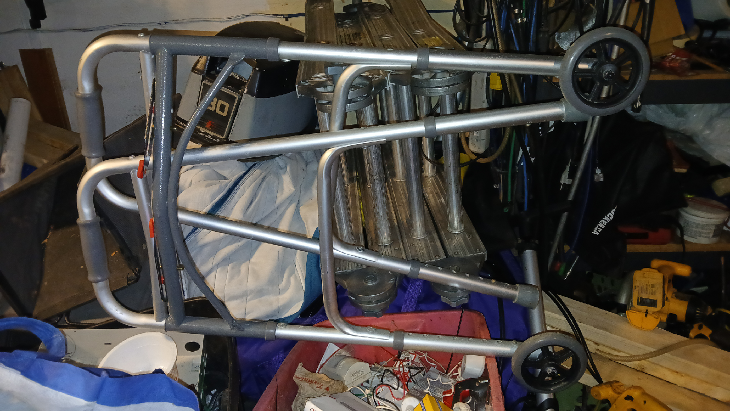 aluminum Walker with Wheels - photo 2