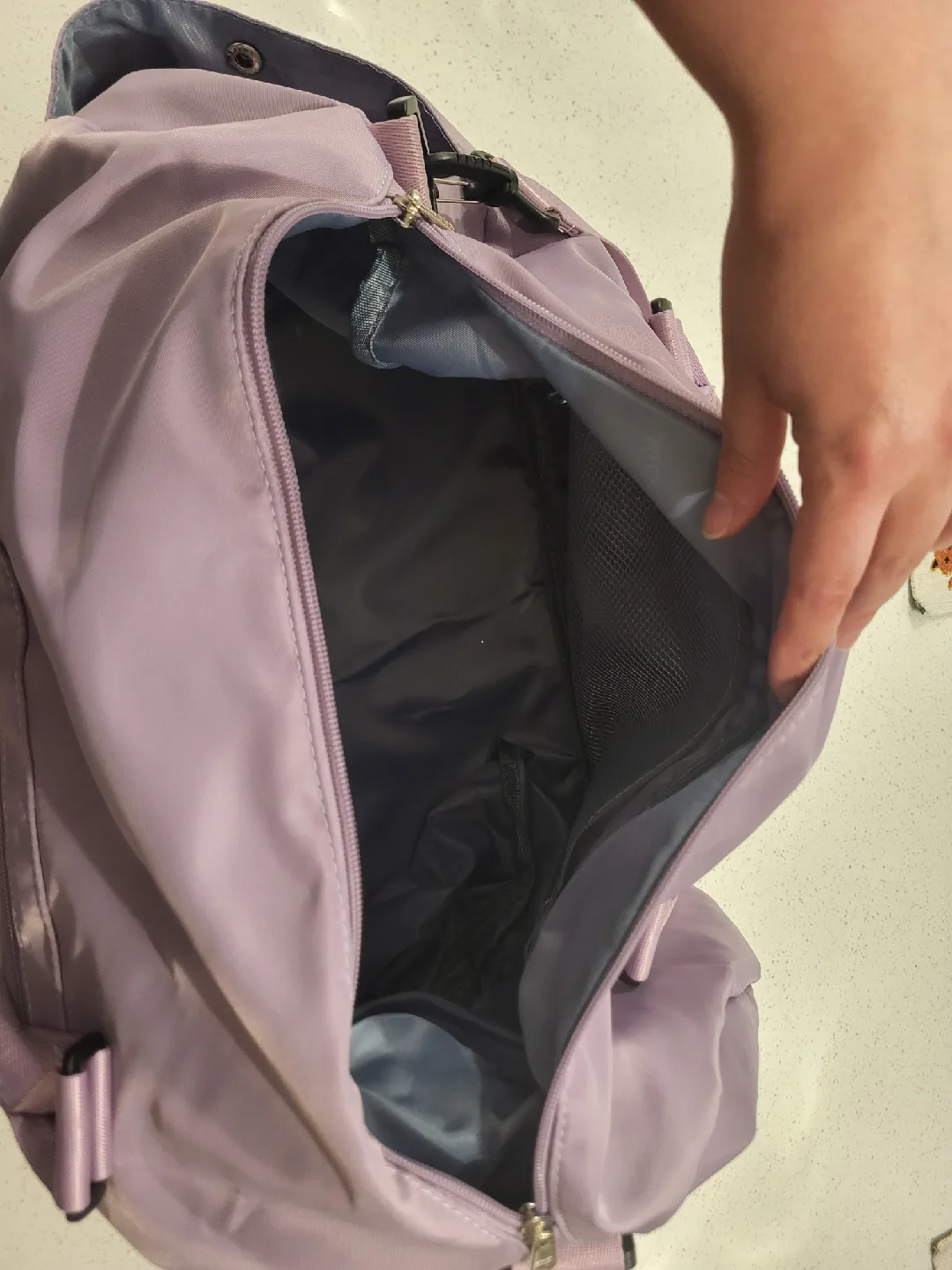 Mocare Lavender Duffle Bag image indicator(2)