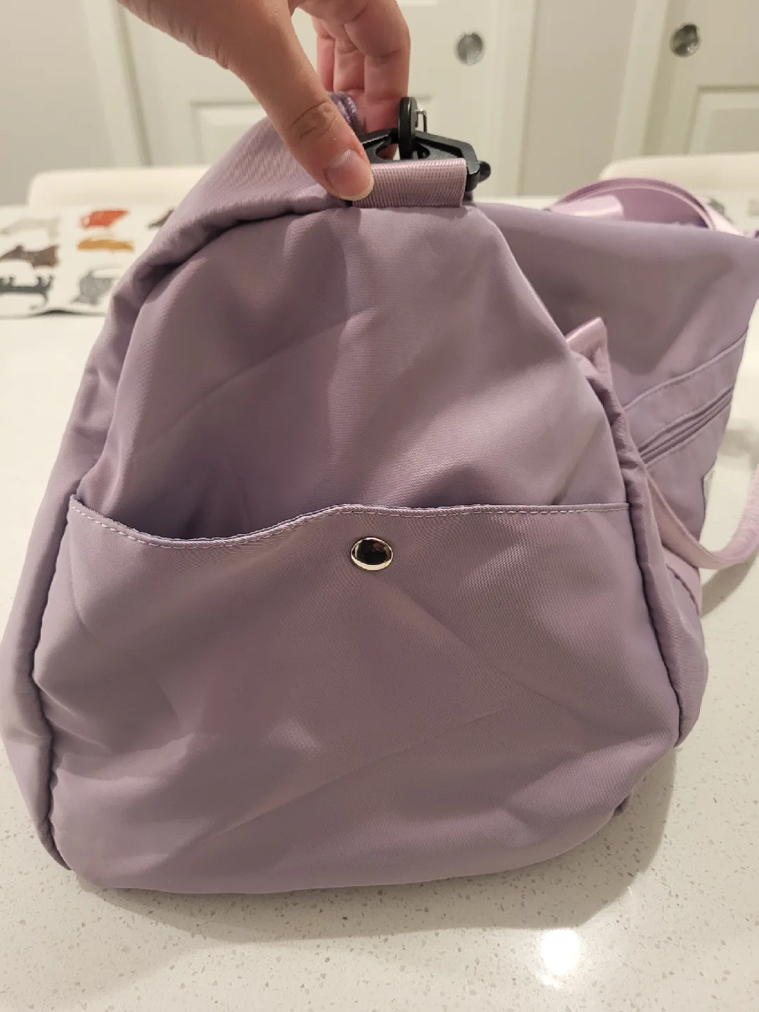 Mocare Lavender Duffle Bag image indicator(7)