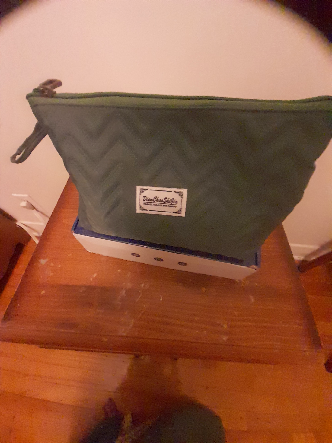 Sac cosmétique Dian Chao Shijia vert