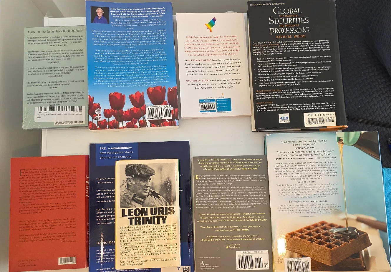 Assorted Books: Parkinson's, Insight, Cookbook + image indicator(2)