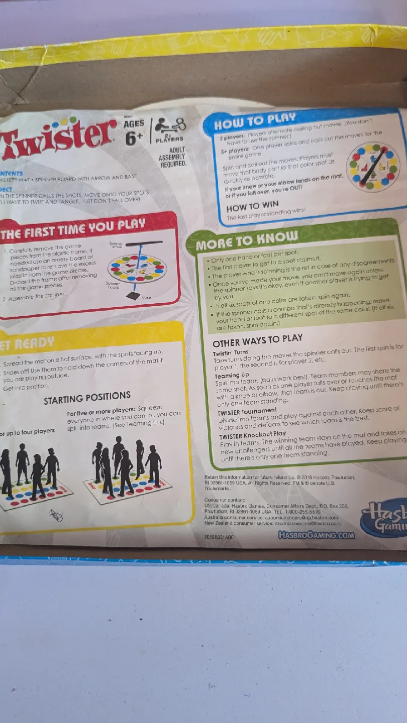 Twister Game - Classic Fun for Ages 6+ image indicator(3)