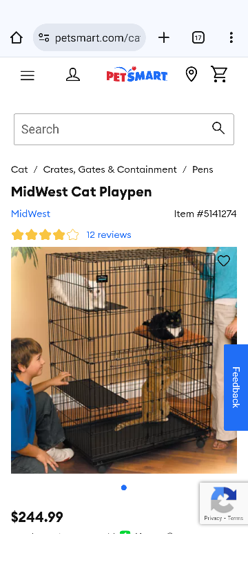 MidWest Cat Playpen