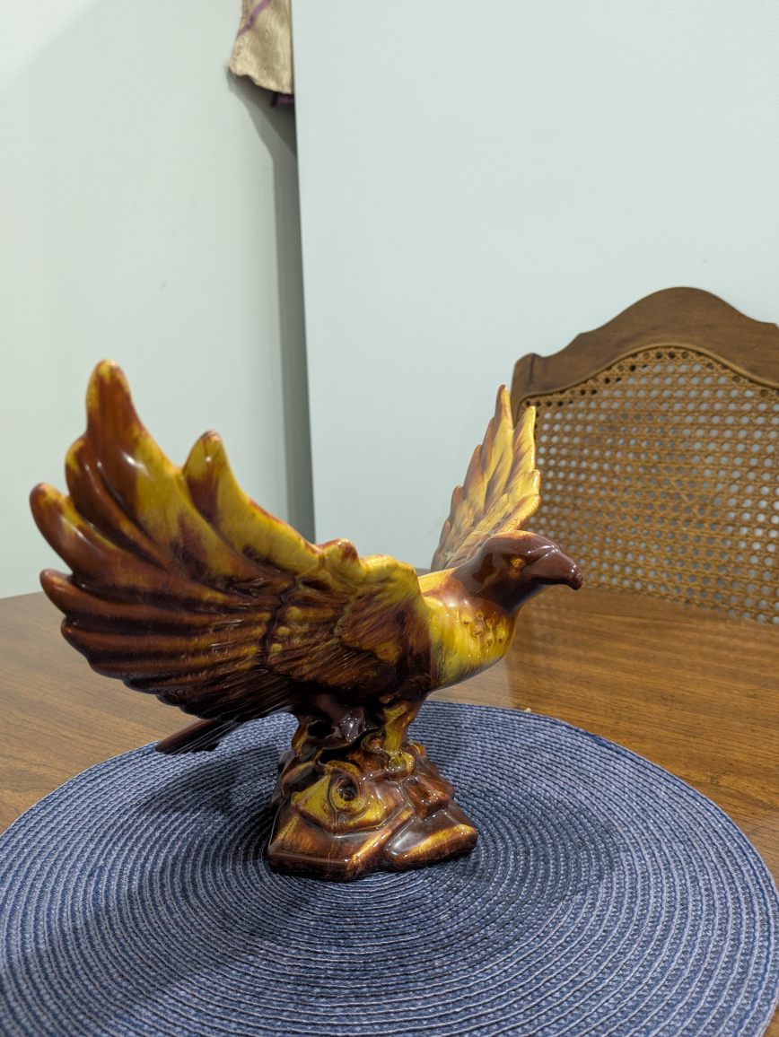 Vintage Ceramic Eagle Figurine - photo 4