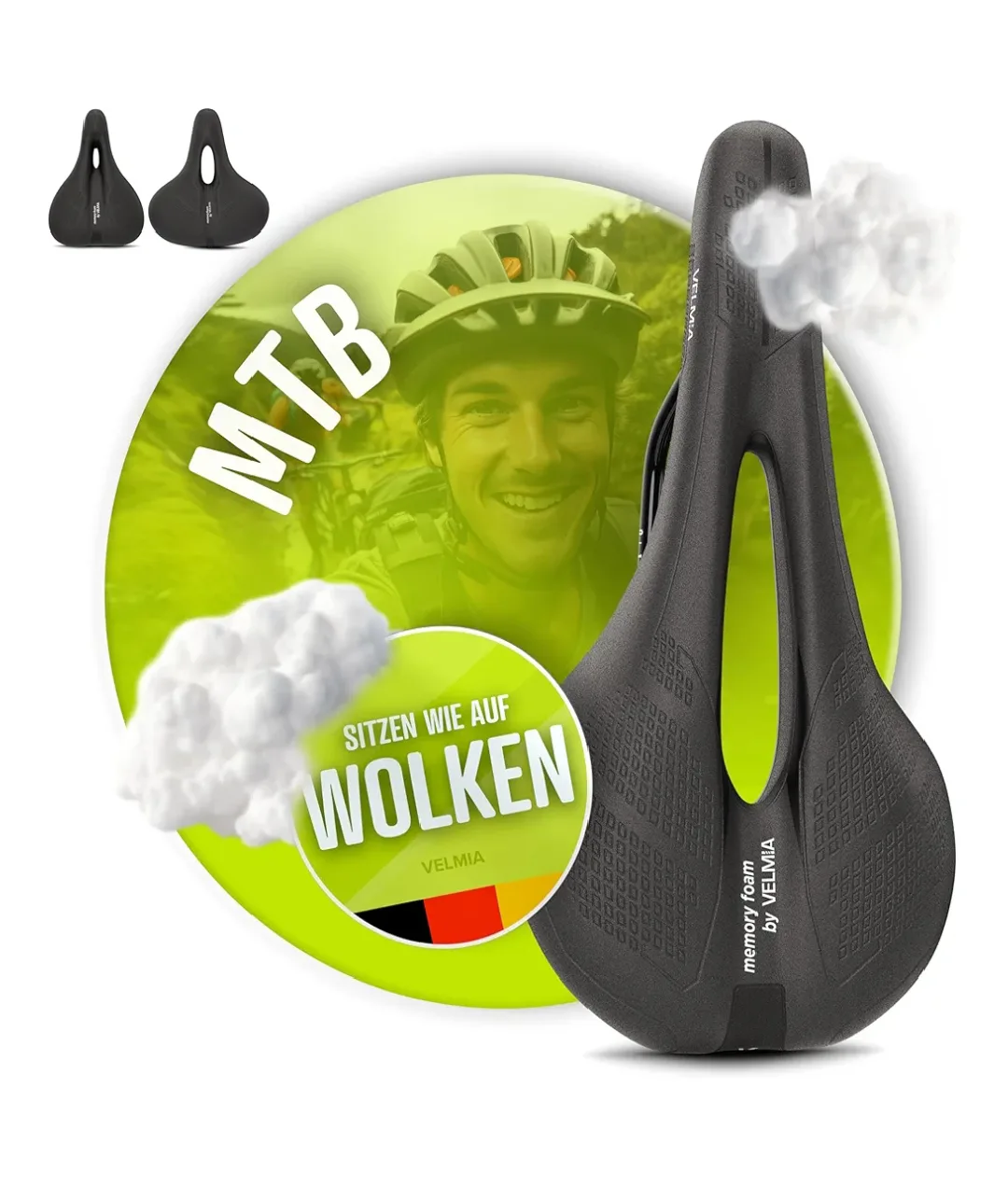 MTB/Racing Bike Seat - Memory Foam thumbnail
