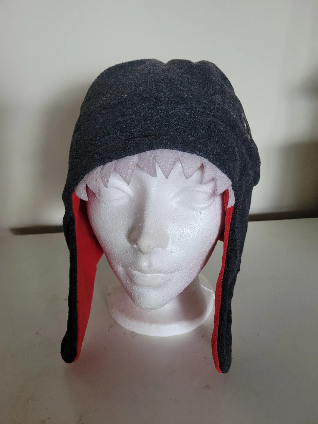 GAP Kids Grey & Red Fleece Hat🧡 Bingo thumbnail