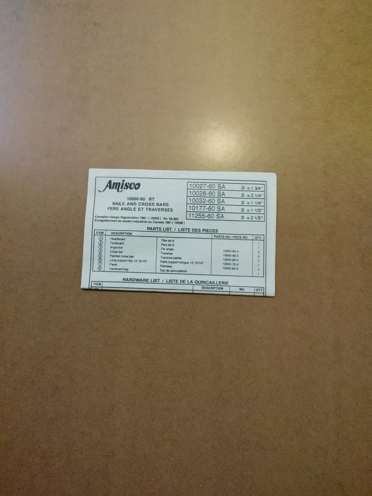 🧡AMISCO METAL QUEEN FRAME MINT CONDITION image indicator(3)