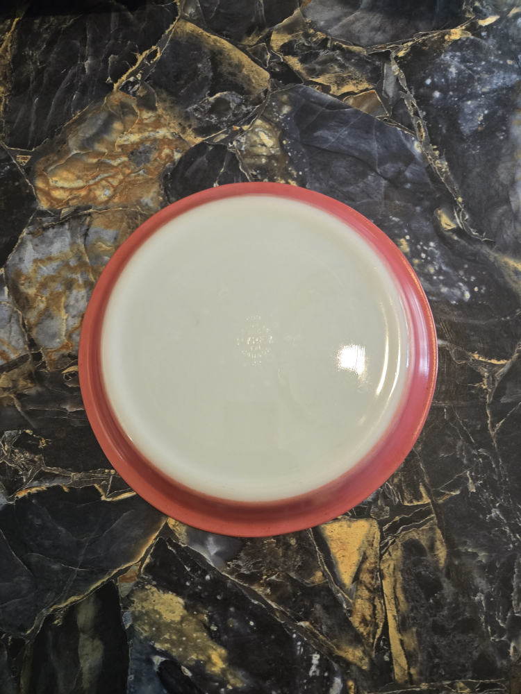Vintage Fire King Pink Lustre Pie Plate - photo 3
