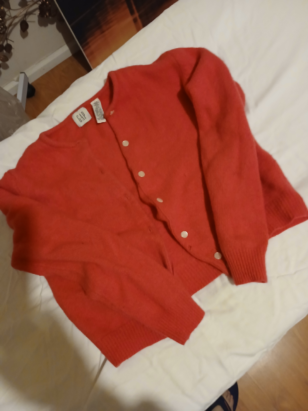 GAP Red Cardigan