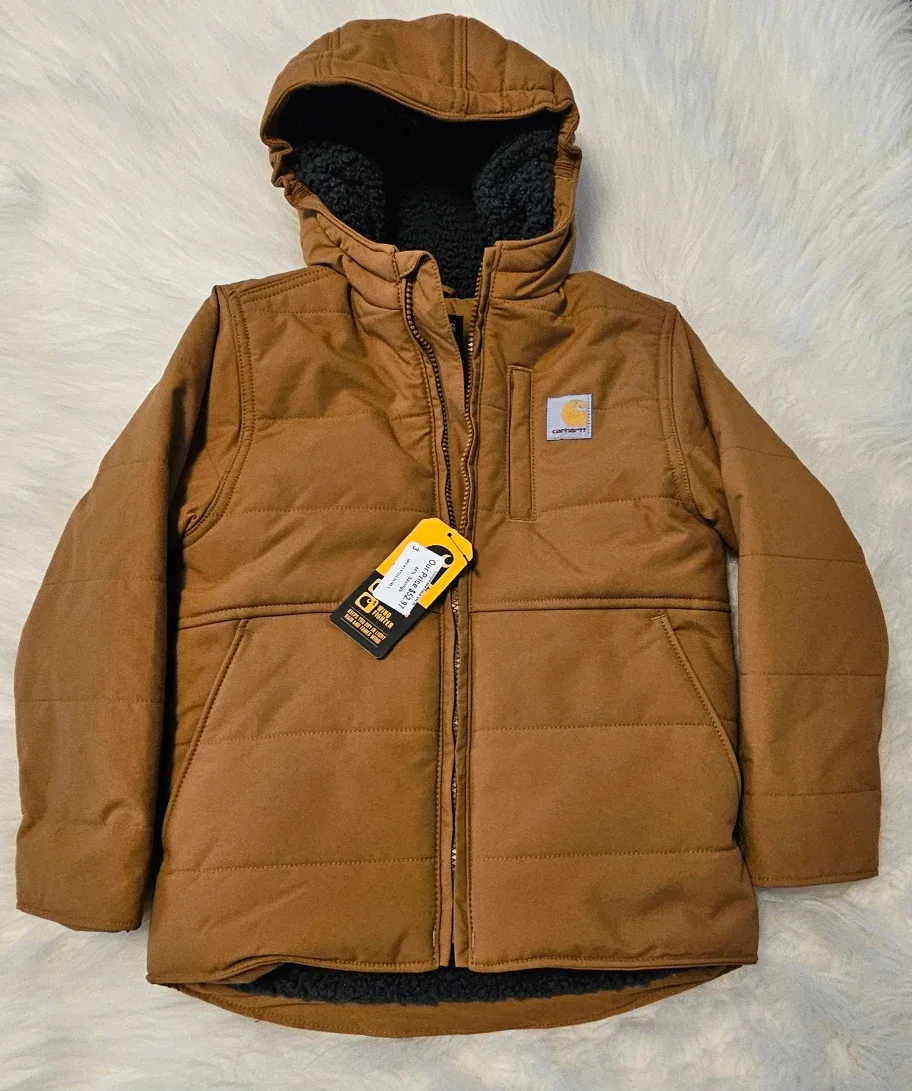 Carhartt Boys' Montana Sherpa Lined Jacket 6 Boys image indicator(2)