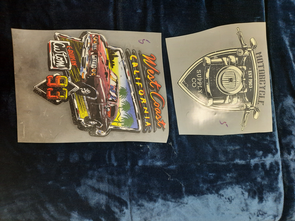 Variety of iron on stickers for shirts and jackets - photo 3