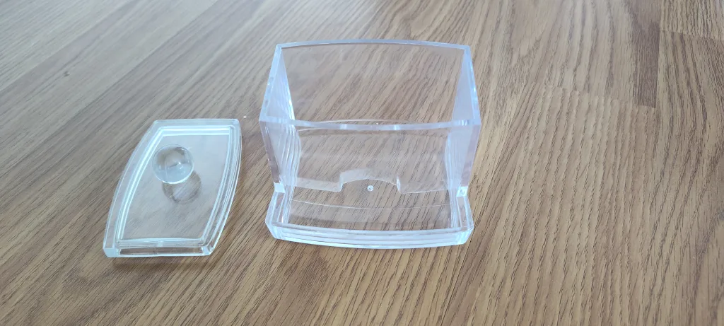 Clear Acrylic Cotton Ball/Swab Holder image indicator(3)