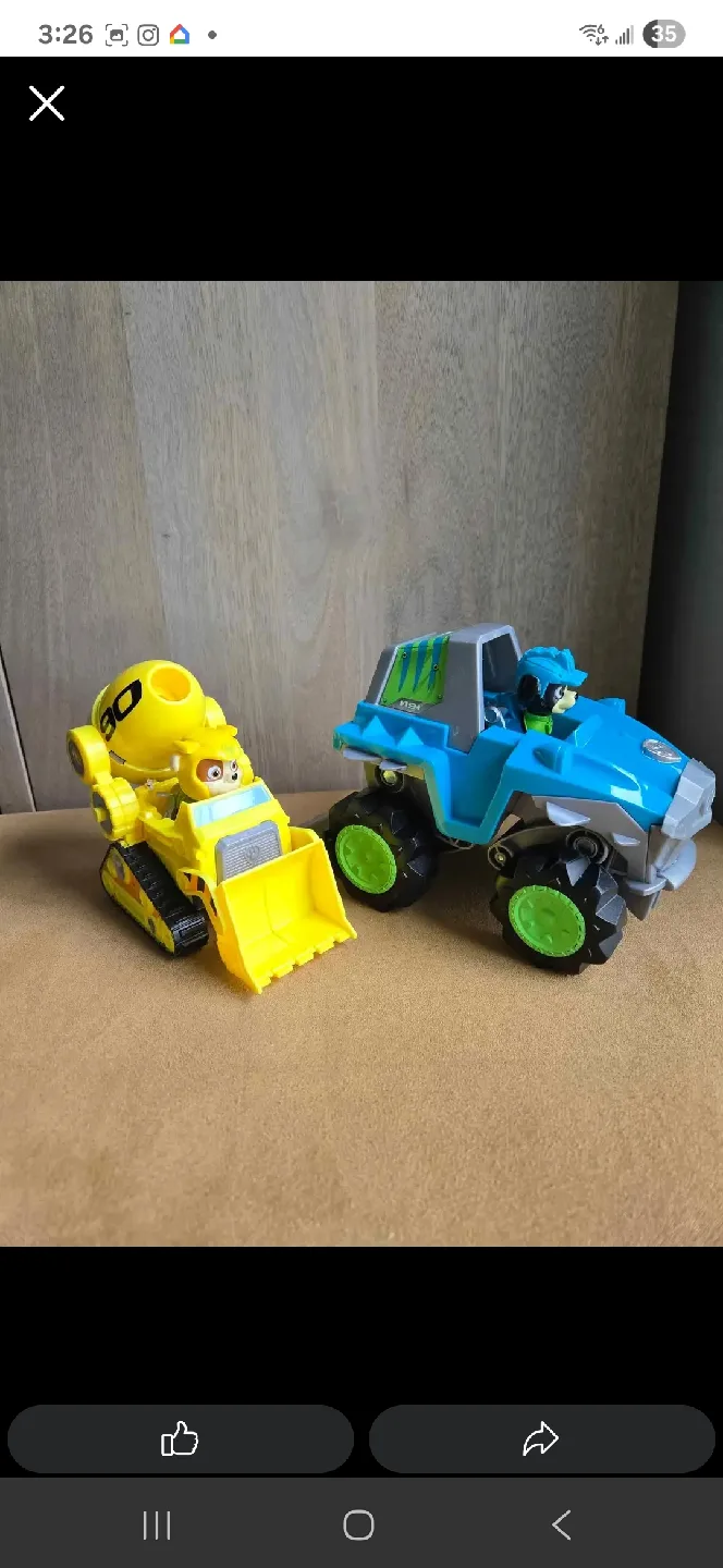paw patrol rex and rubble w car image indicator(2)