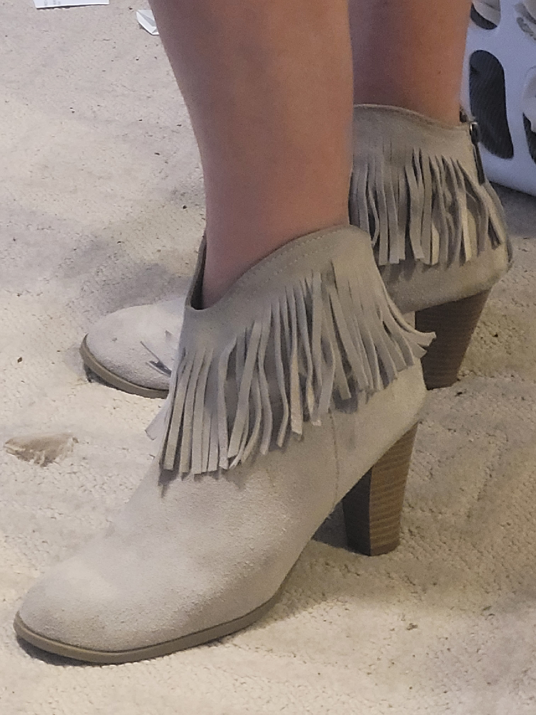 Fringe Ankle Boots - Size 8 - photo 3
