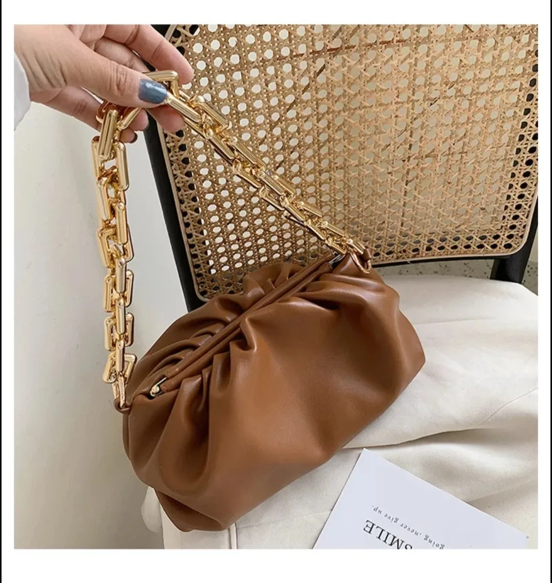 vegan handbags- Stylish Shoulder Bag image indicator(4)