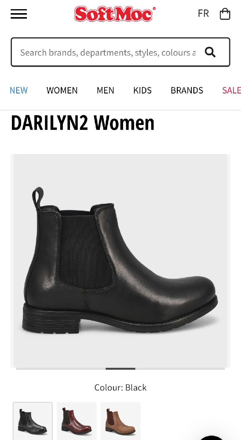 DARILYN Black Leather Chelsea Boots