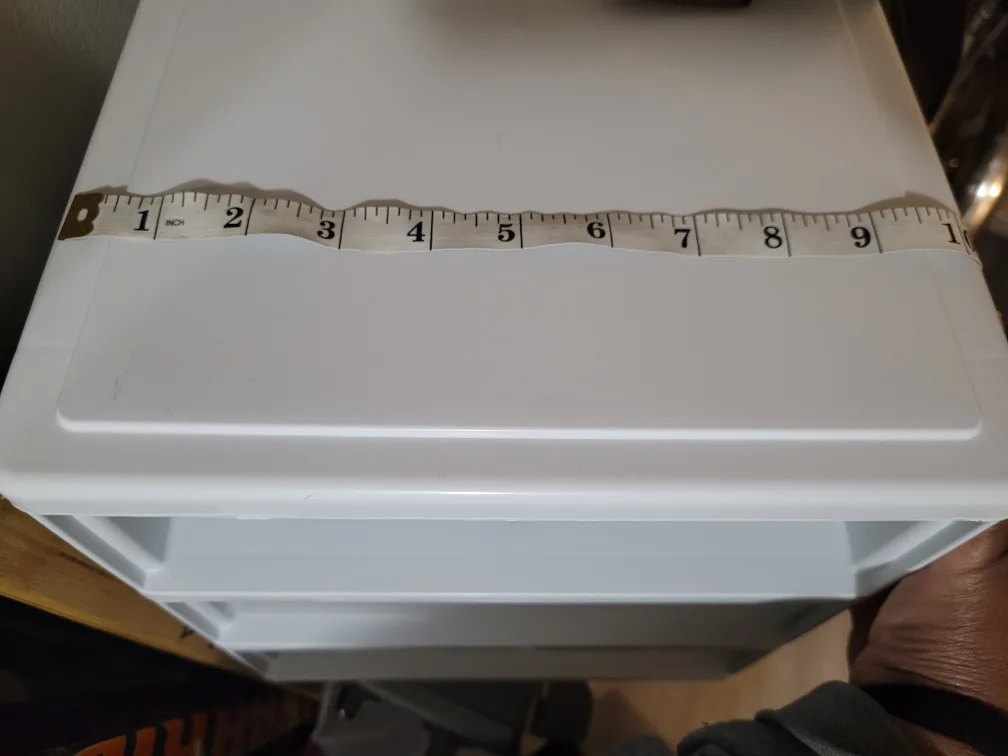 3-Drawer White Plastic Storage Unit image indicator(5)