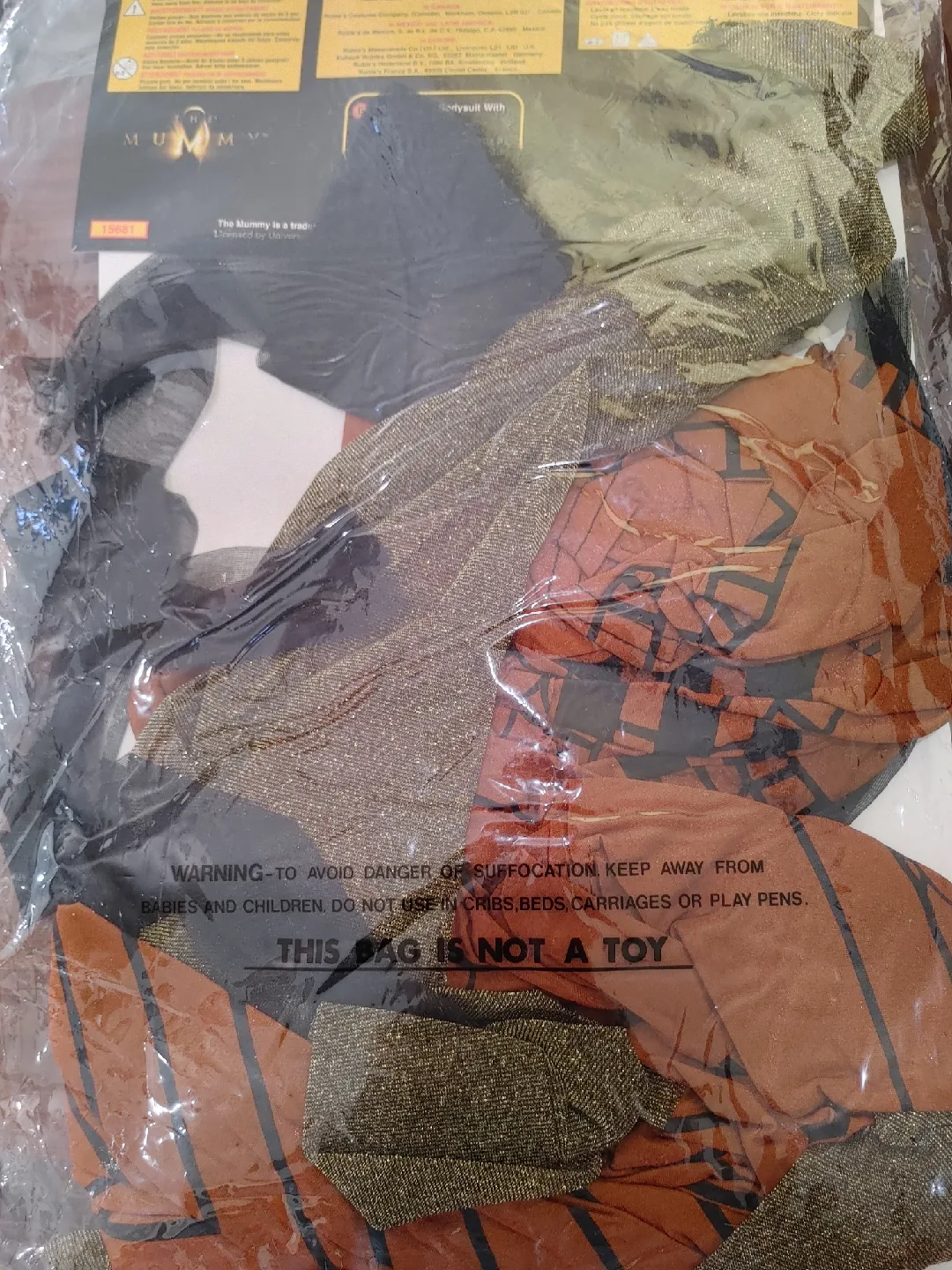 🧙🏻👀 HALLOWEEN COSTUME ADULT MUMMY SIZE MEDIUM NEW image indicator(2)