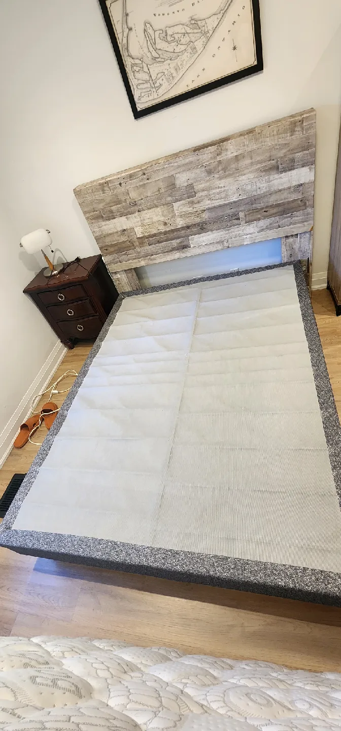 Queen Size Bed Frame with Headboard image indicator(3)