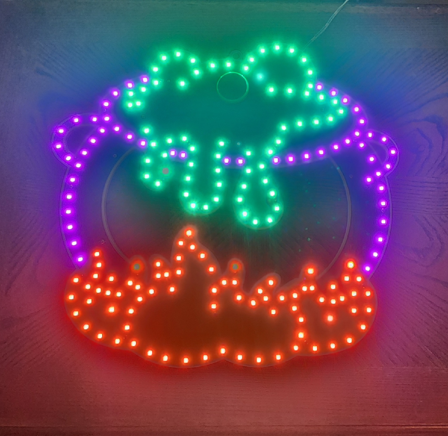 Pumpkin hollow LED twinkling cauldron - photo 3
