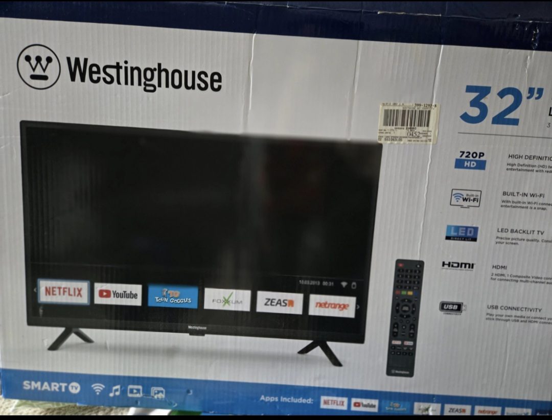 Westinghouse 32" 720p HD Smart TV