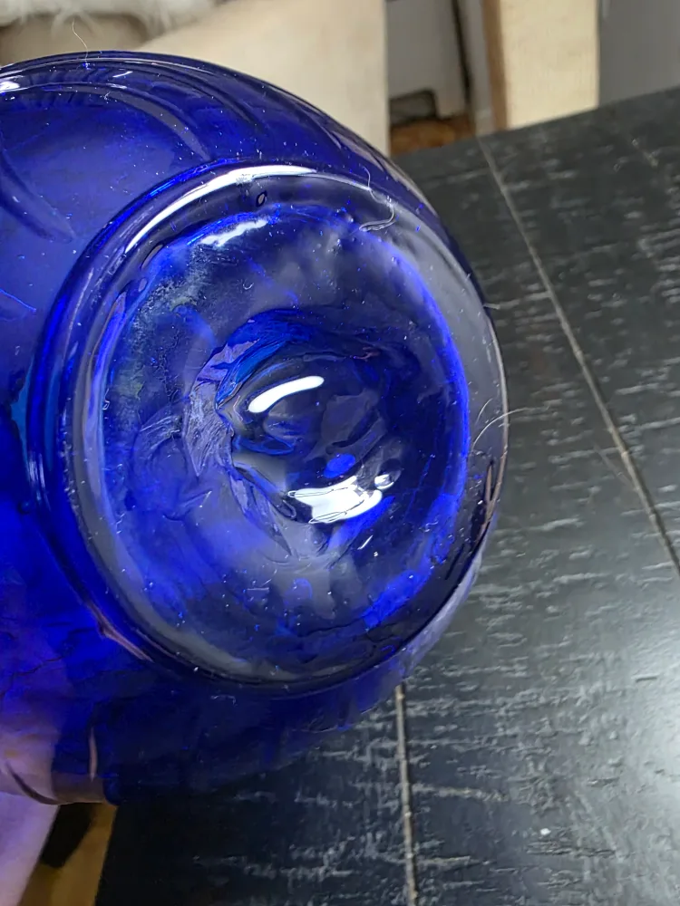 Vintage Cobalt Blue Vase image indicator(3)