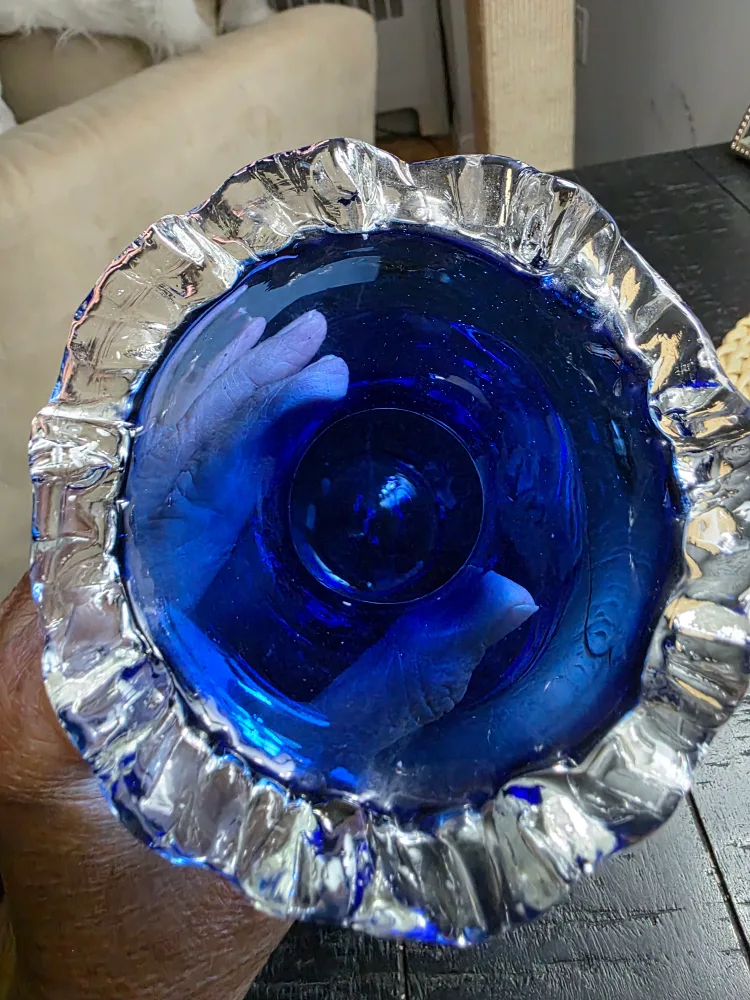 Vintage Cobalt Blue Vase image indicator(5)