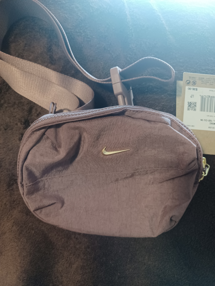 Nike Aura Crossbody Bag 2L Sportswear Bag Waistpack Smokey Mauve
