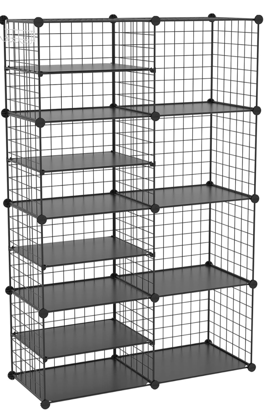 Black Wire Cube Storage Organizer - photo 3