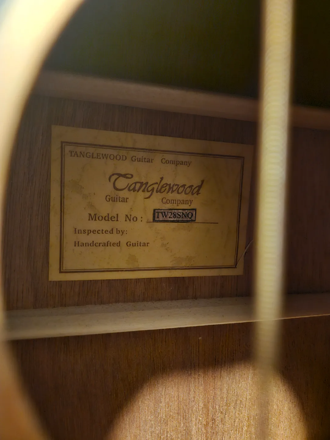 Tanglewood TW28SNQ Acoustic Guitar with Case image indicator(4)