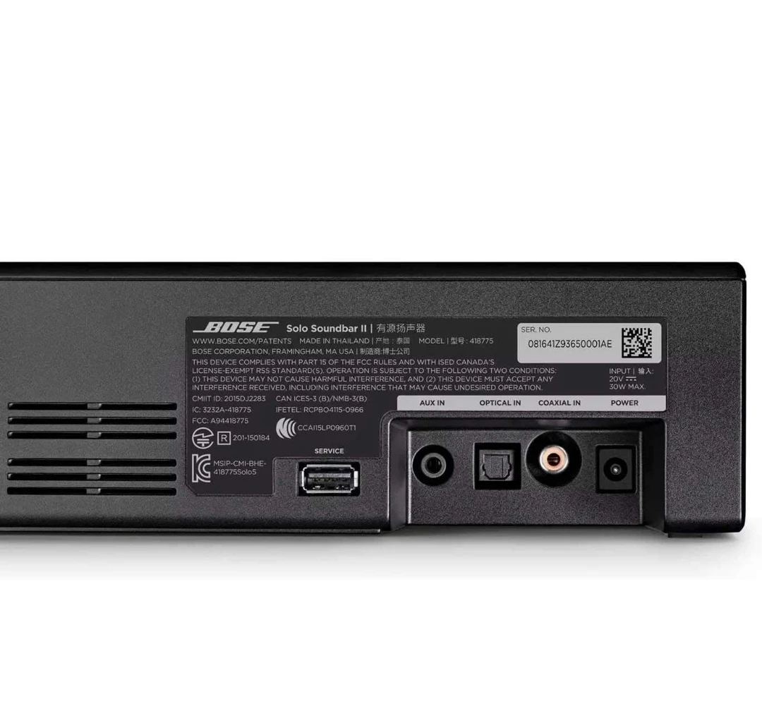 Bose Solo Soundbar II - Black - photo 3