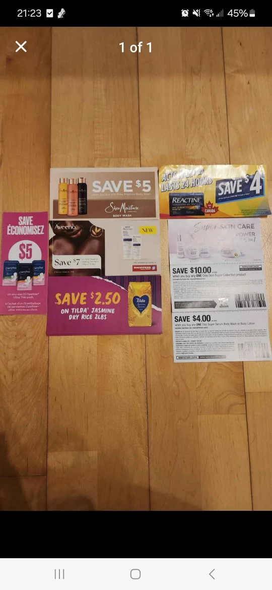 Olay/ Shea Moisture/ Carefree/ Reactive/ Aveeno/ Tilda Coupons thumbnail