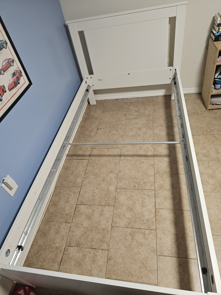 White twin  Bed Frame - photo 3