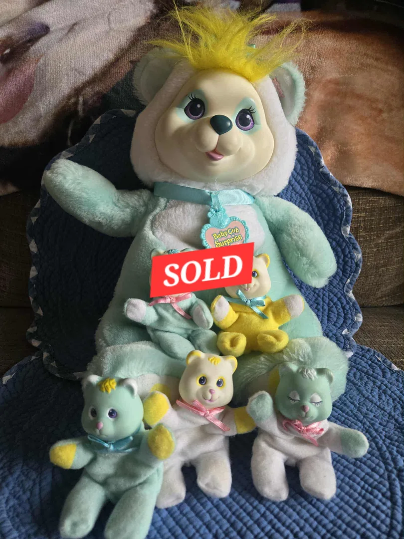 Vintage 1990 Puppy, Kitty, Bunny, Cub & Pony Surprise's image indicator(4)