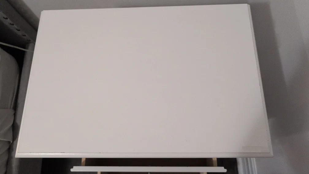 White Bedside Table with 2 Drawers image indicator(6)