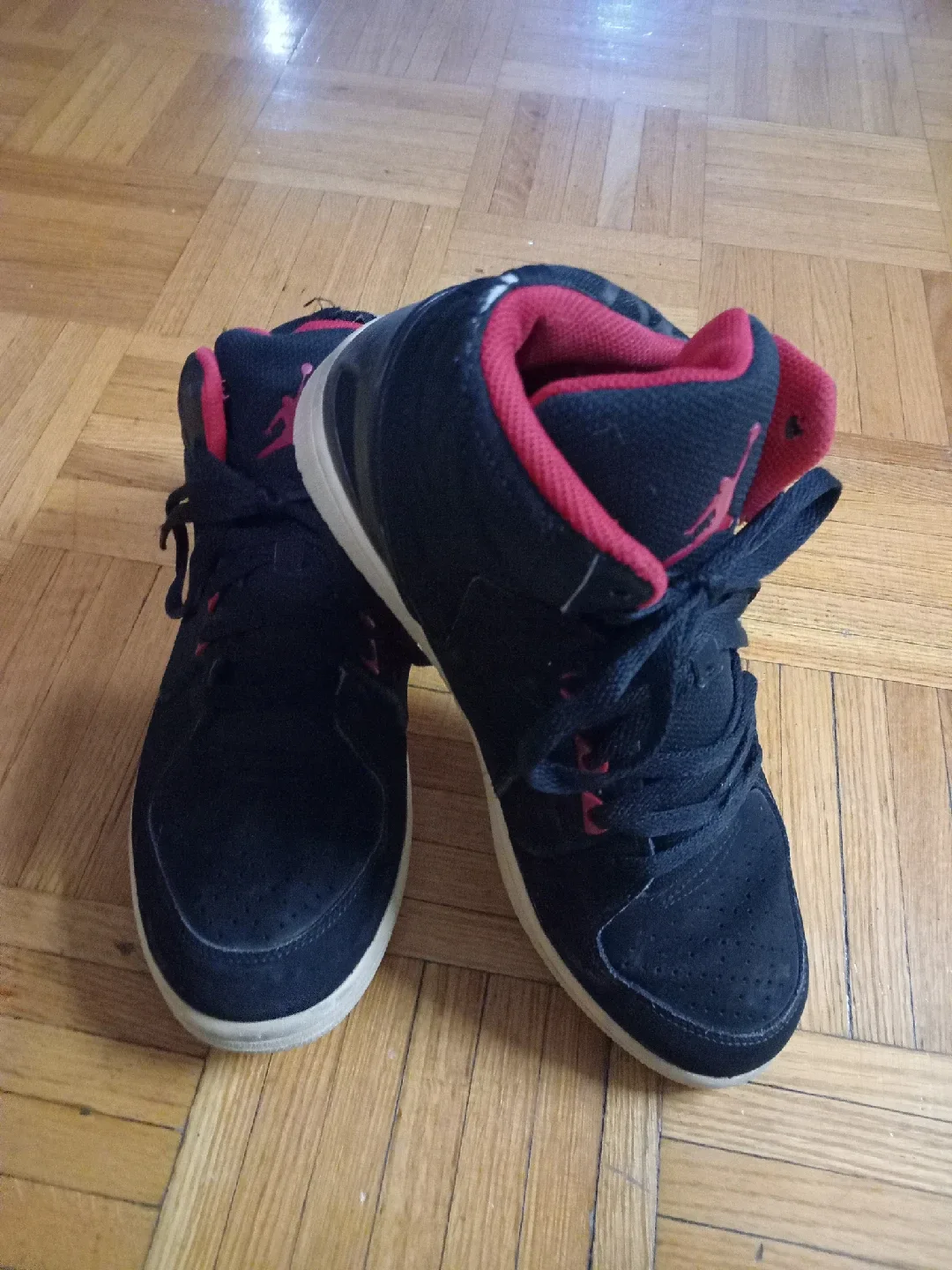 Jordan Flight 45 High Black/Red Sneakers