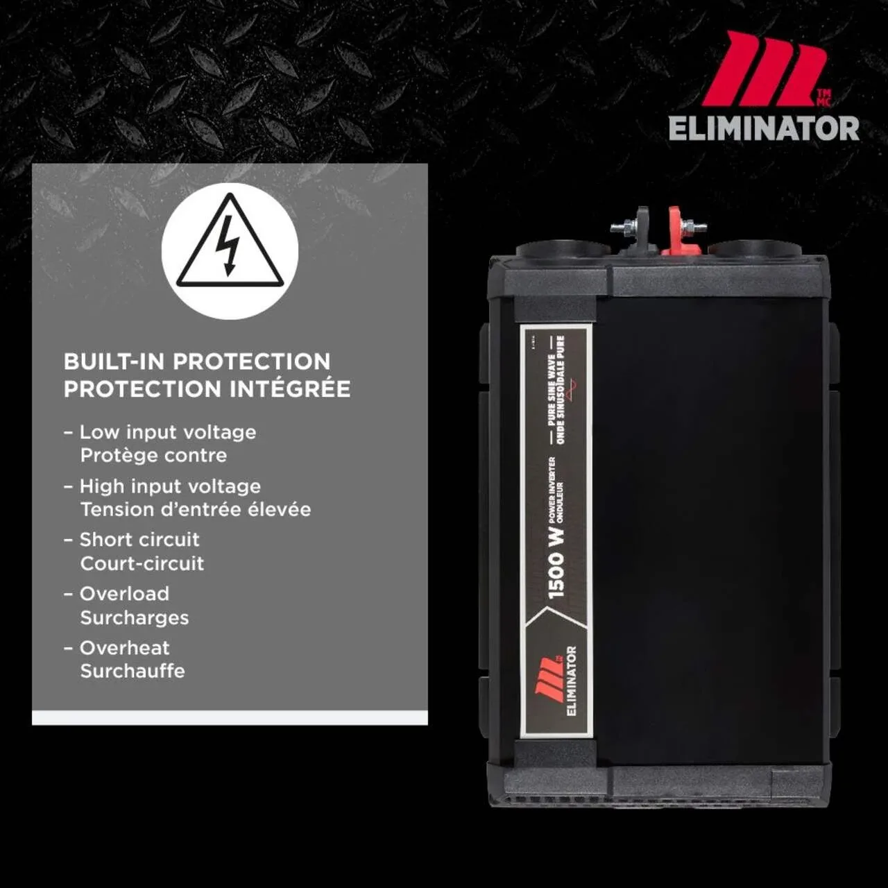 NEW 1500W Pure Sine Wave Power Inverter MotoMaster Eliminator image indicator(8)
