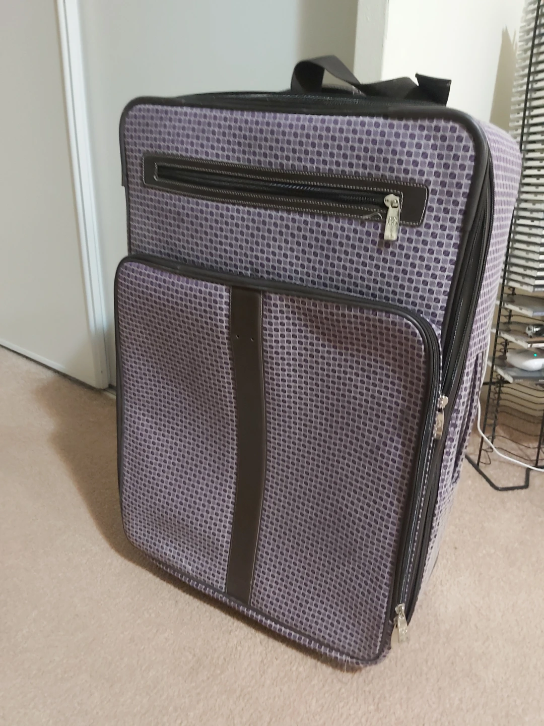 Purple Rolling Suitcase - photo 2