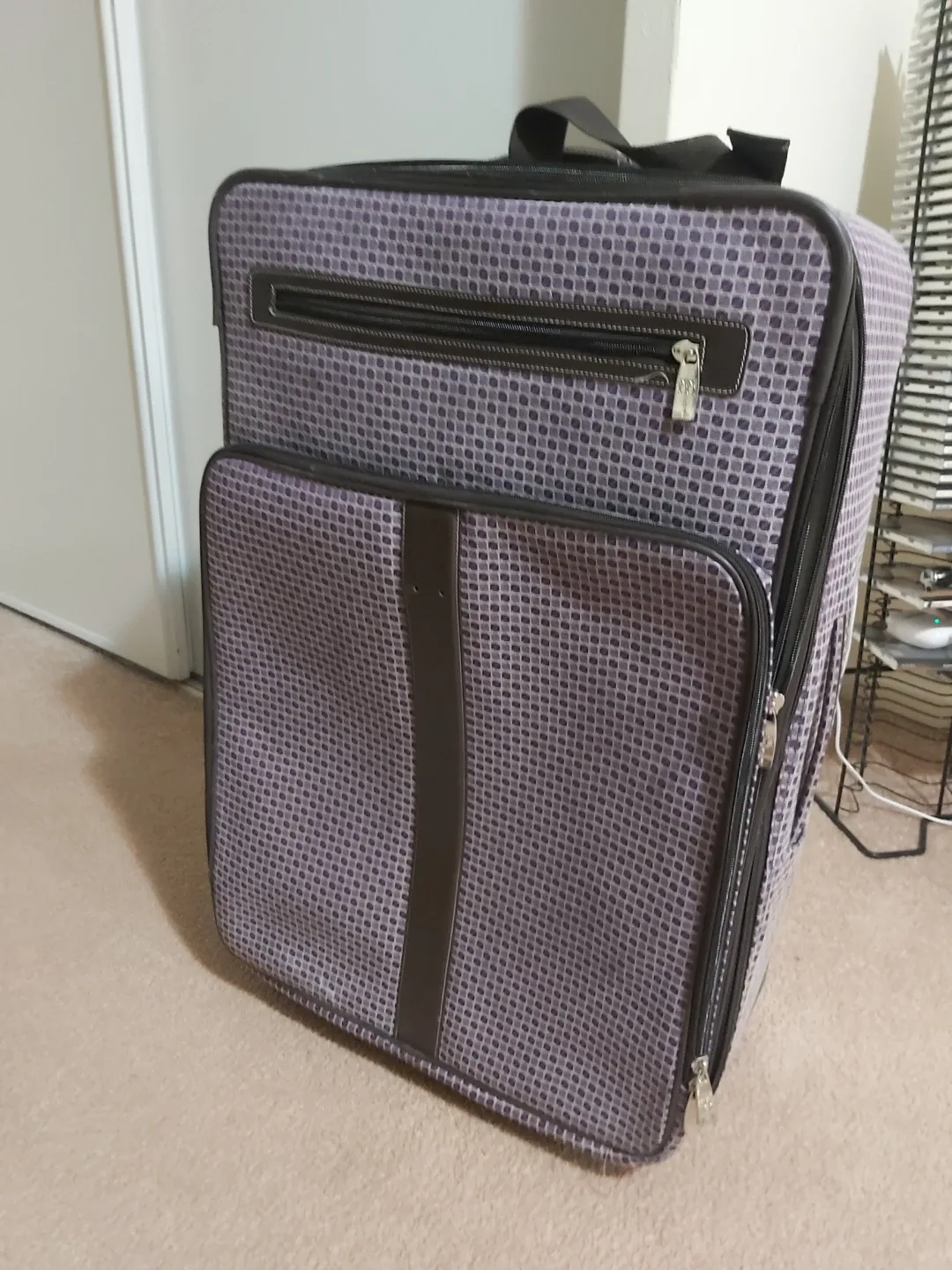 Purple Rolling Suitcase image indicator(2)
