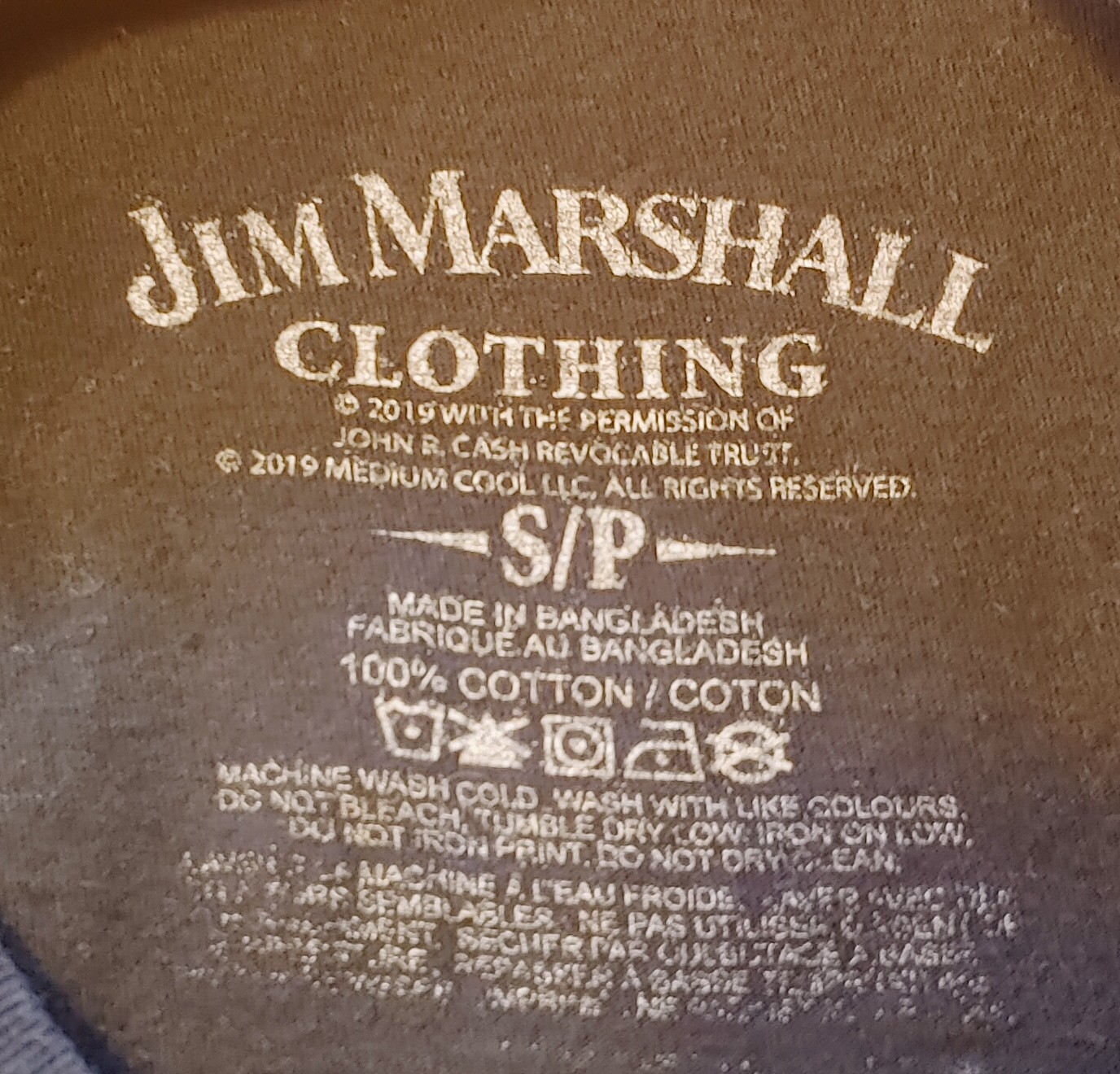 Jim Marshall Johnny Cash T-Shirt - Size S - photo 4