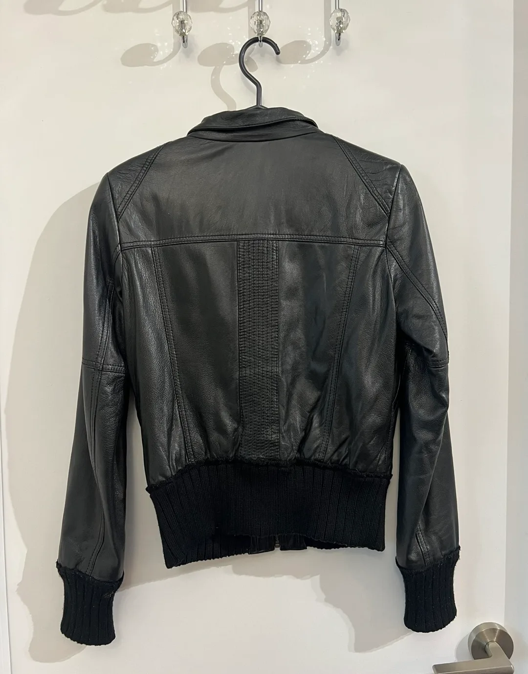 Italian Original Premium Leather Jacket - Size XS image indicator(4)