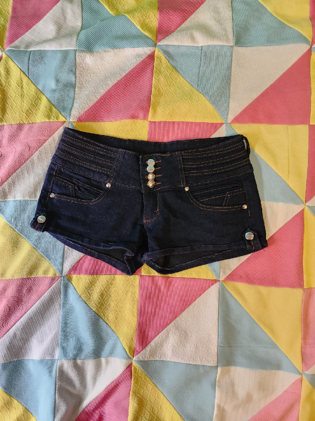 C'ess Toi denim mini shorts