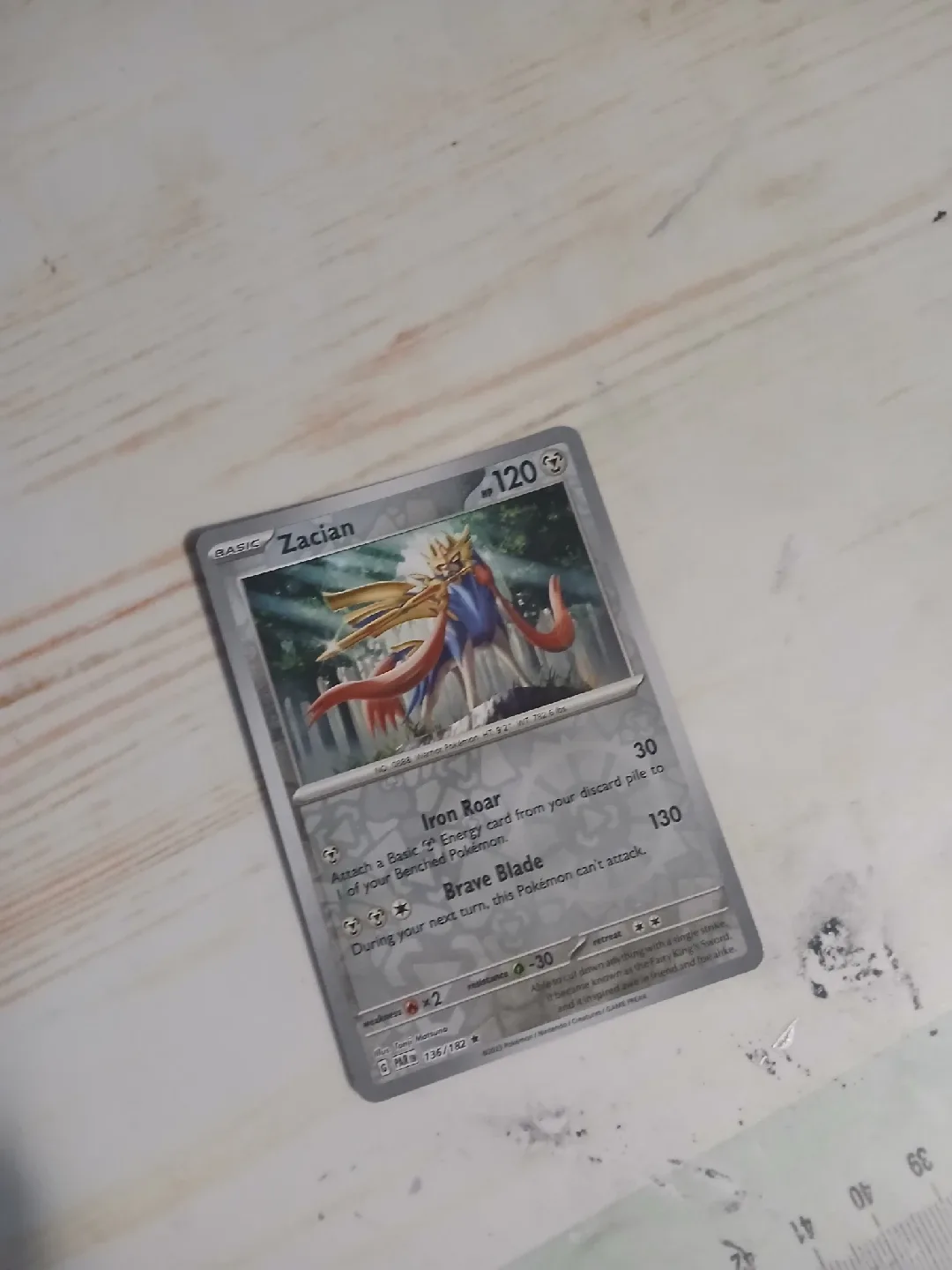 Zacian Pokemon Card - Sword & Shield thumbnail