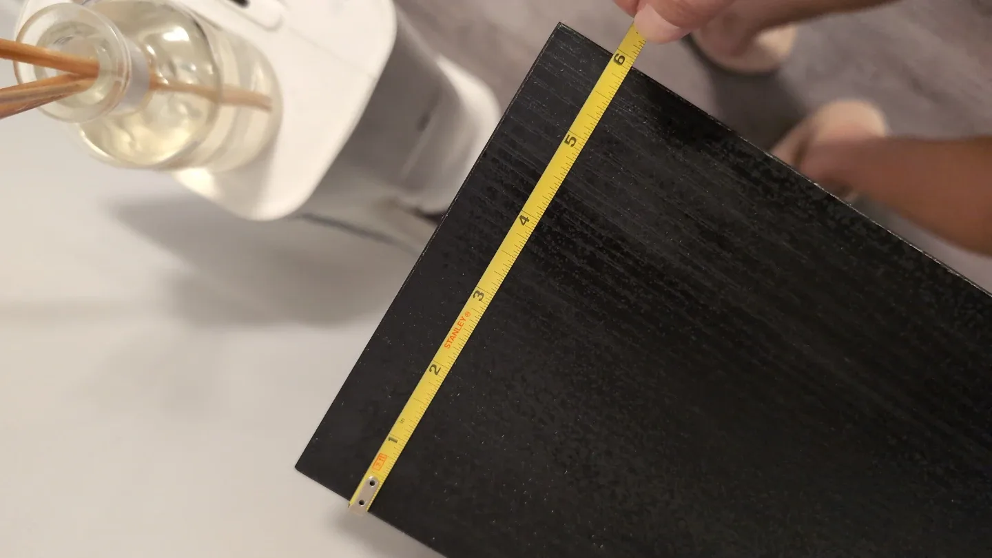 Black Console Table with USB Ports (39x6 inches) image indicator(4)